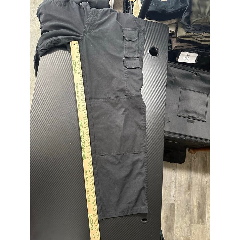 5.11 Tactical Taclite Pro Cargo Pants Black Ripstop Work Utility Size 34x31 - Picture 5 of 12
